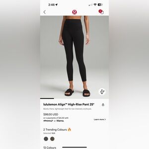 Lululemon Align High-Rise Leggings